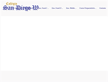Tablet Screenshot of colegiosandiego.com.br